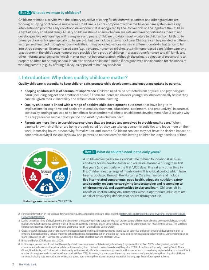 世界银行：2025年指导说明：儿童保育机构质量的基本要素报告（英文版）_第2页