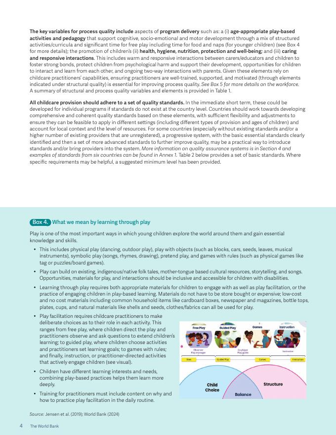 世界银行：2025年指导说明：儿童保育机构质量的基本要素报告（英文版）_第4页