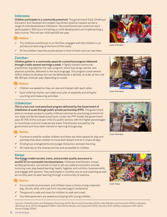 世界银行：2025年指导说明：儿童保育机构质量的基本要素报告（英文版）_第10页