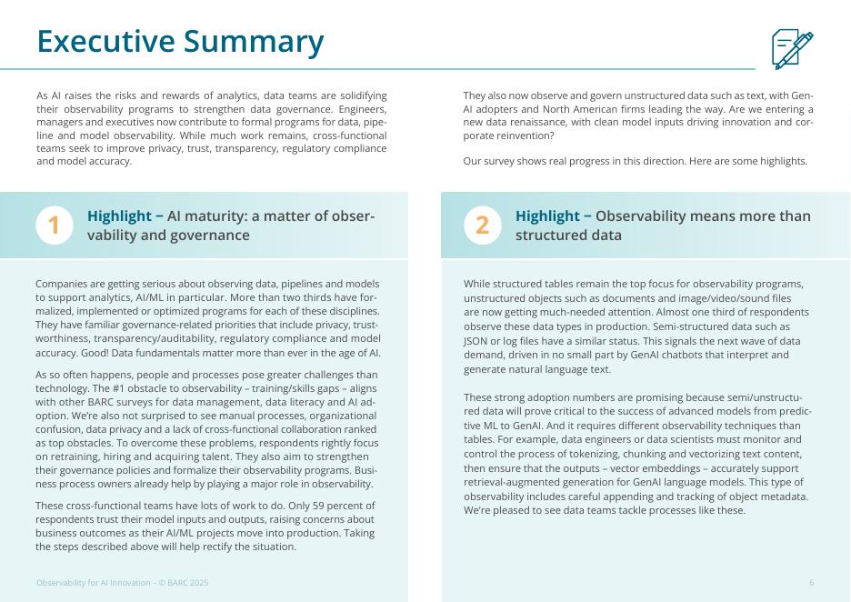 BARC：2025年人工智能创新中的可观测性研究报告：应用趋势、关键需求与最佳实践（英文版）_第6页