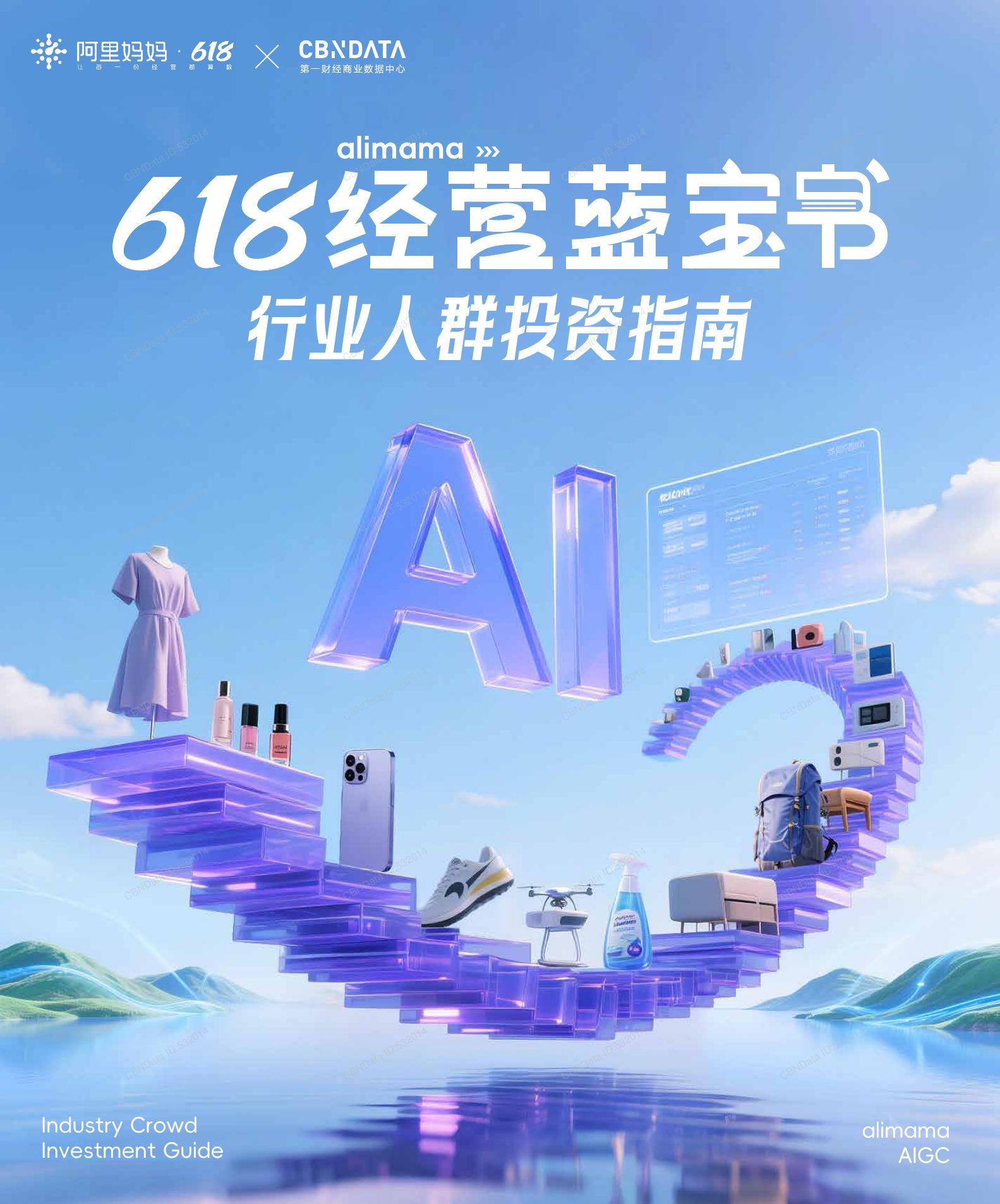 阿里妈妈：2025年618经营蓝宝书-行业人群投资指南海报