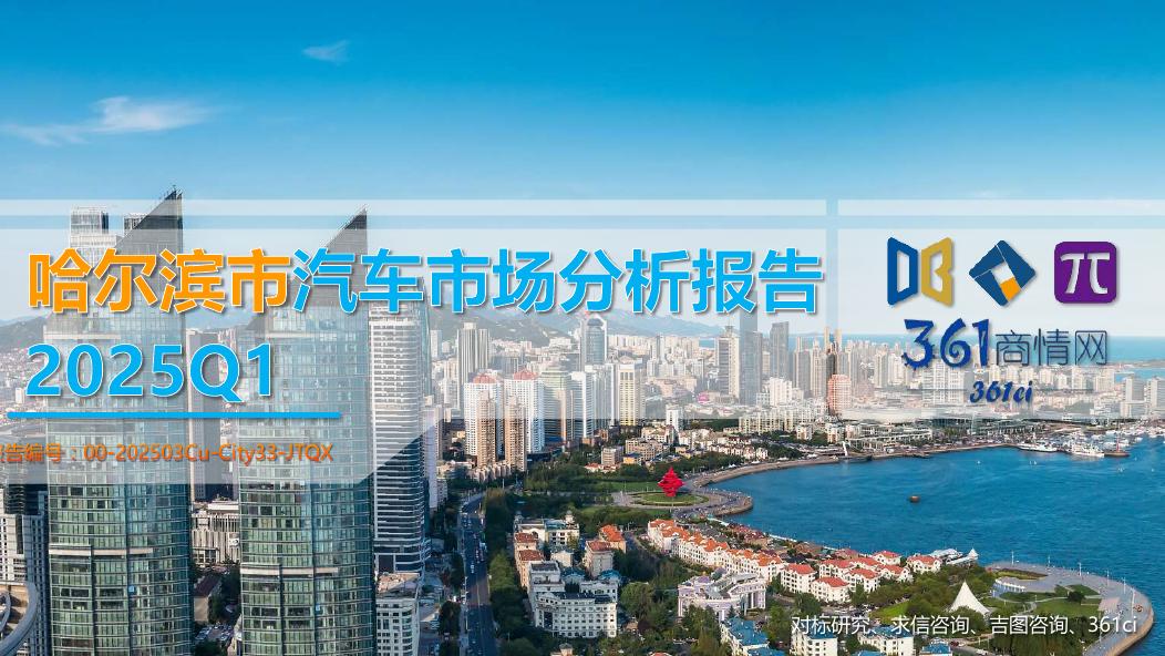 吉图咨询：2025年一季度哈尔滨市汽车市场分析报告海报