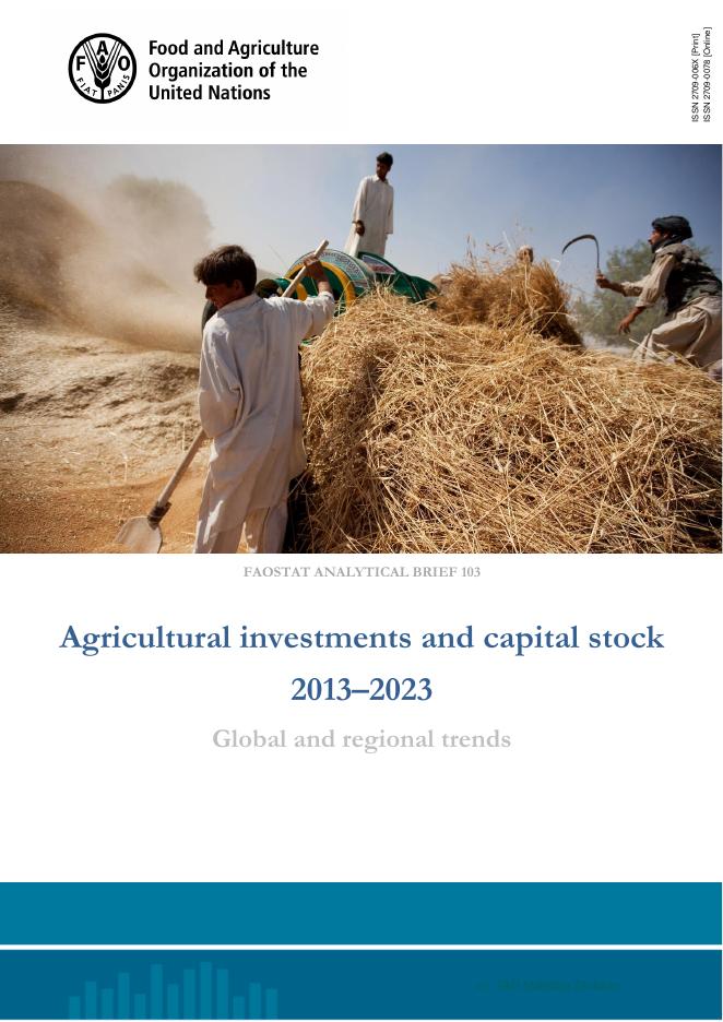 FAO联合国粮农组织：2013-2023年农业投资和资本股票全球和区域趋势报告（英文版）