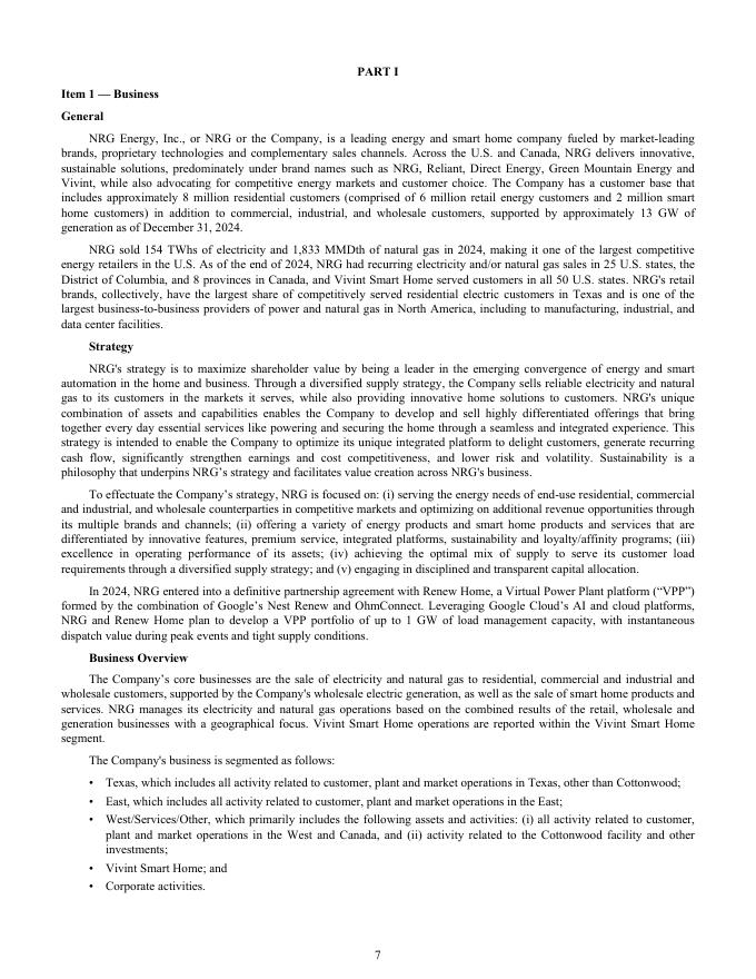 NRG Energy：2024年10-K年度报告（英文版）_第7页