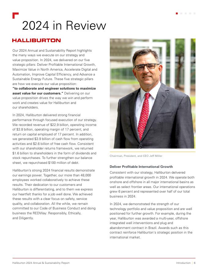 Halliburton Company（HAL）2024年可持续发展报告（英文版）_第6页