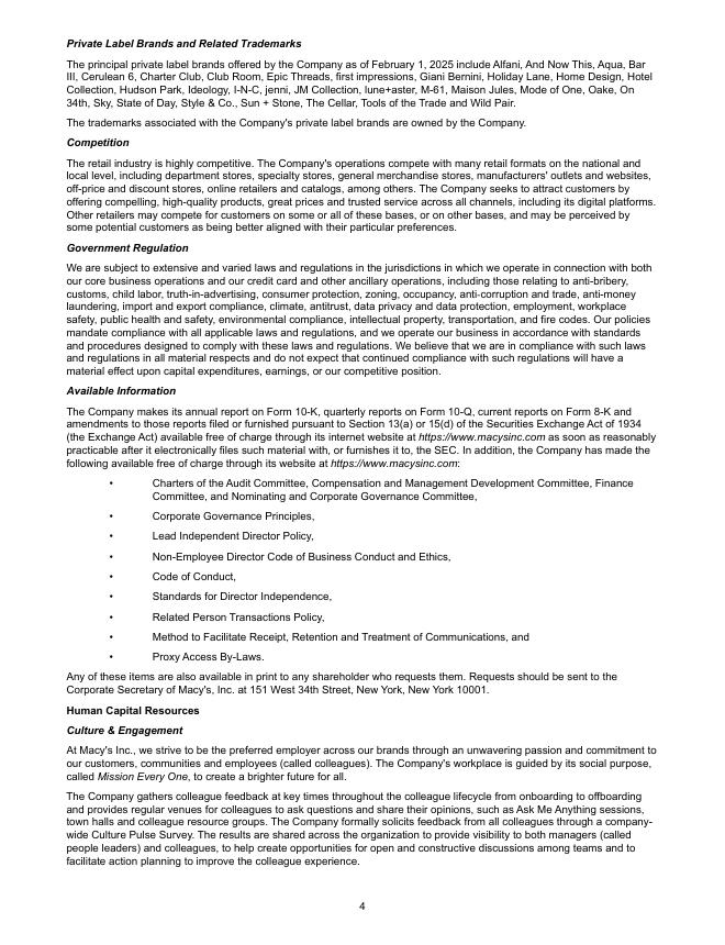 梅西百货Macys, Inc.（M） 2024年年度报告（英文版）_第10页