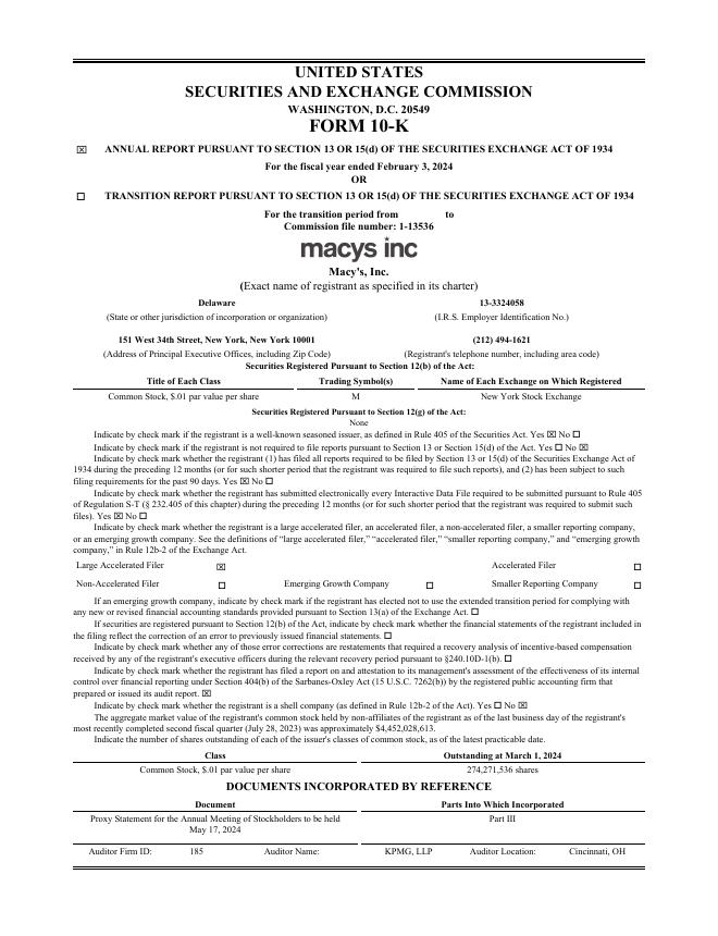 梅西百货Macys,Inc.（M）2023年年度报告（英文版）_第7页