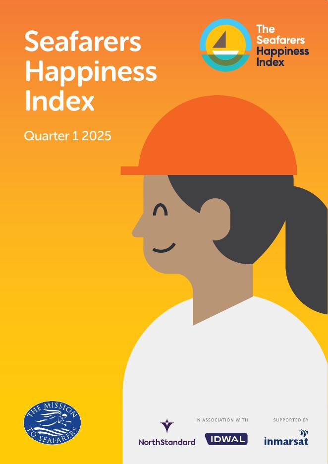 The Mission to Seafarers：2025年第一季度海员幸福指数报告（英文版）海报