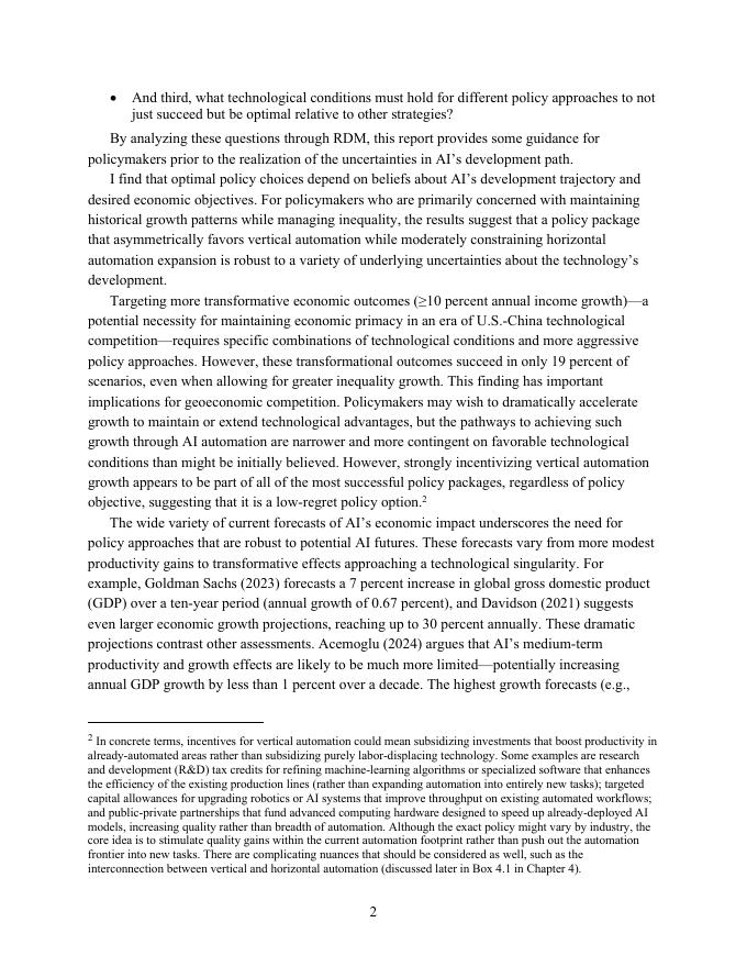 Rand兰德：2025年管理人工智能的经济未来-全球竞争时代的战略自动化政策报告（英文版）_第10页