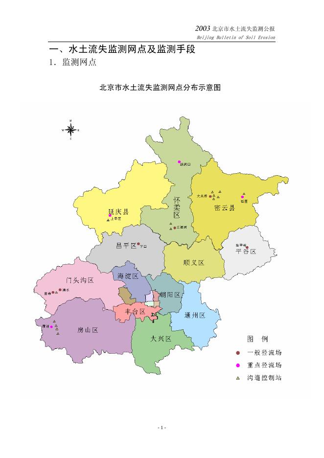 2003年北京市水土流失监测公报