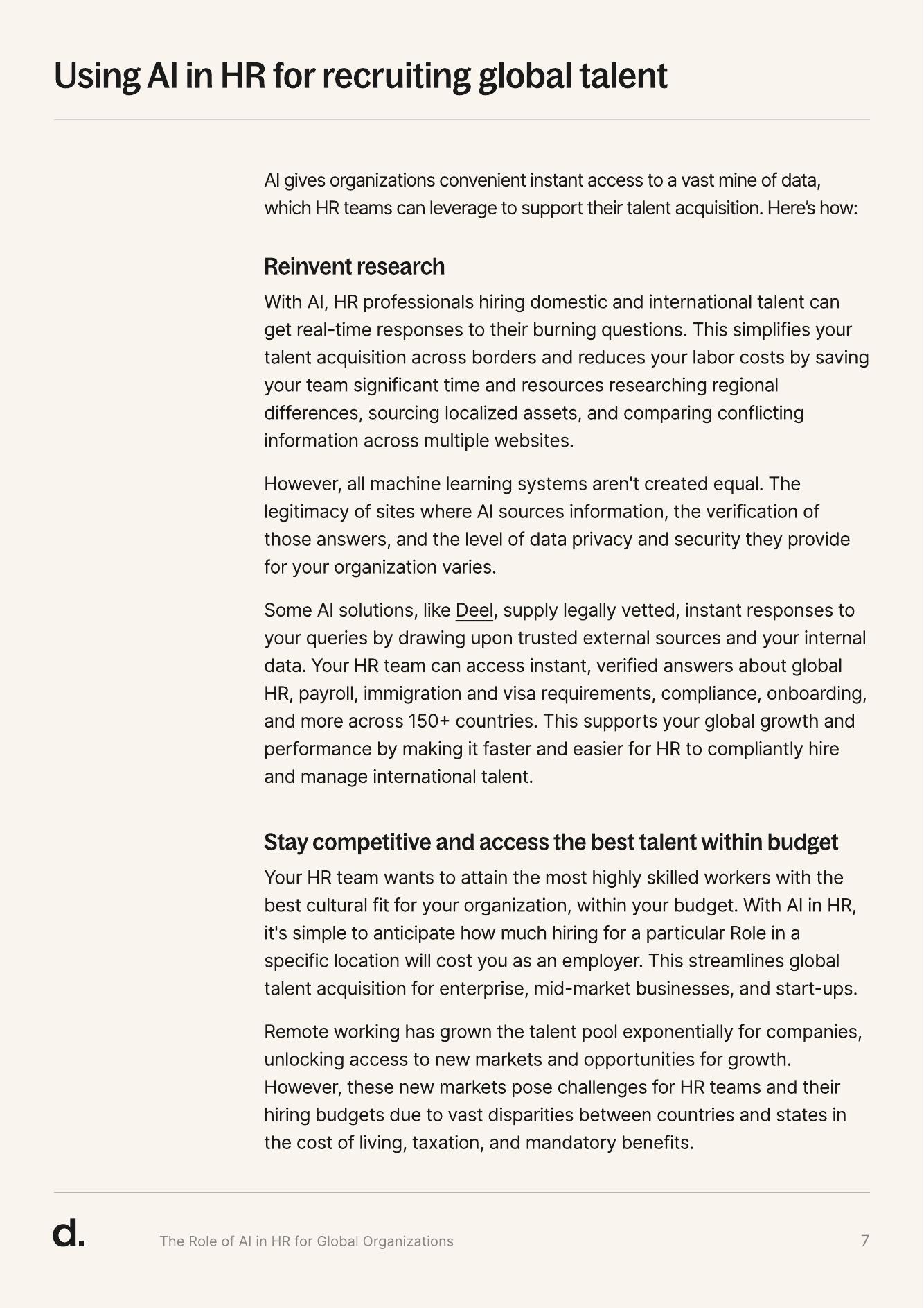 Deel：2024年全球组织中人力资源中人工智能的角色报告（英文版）_第7页