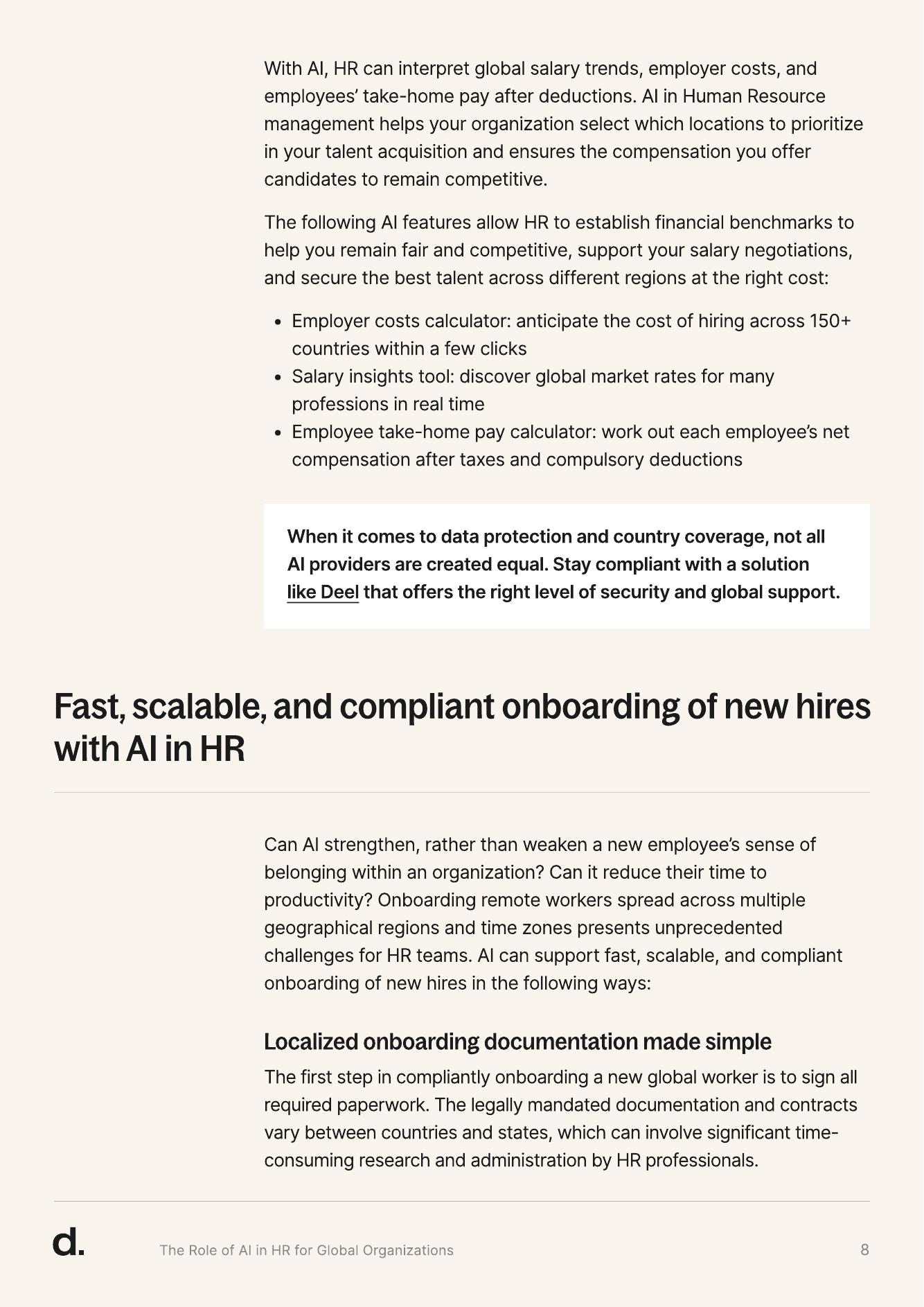 Deel：2024年全球组织中人力资源中人工智能的角色报告（英文版）_第8页