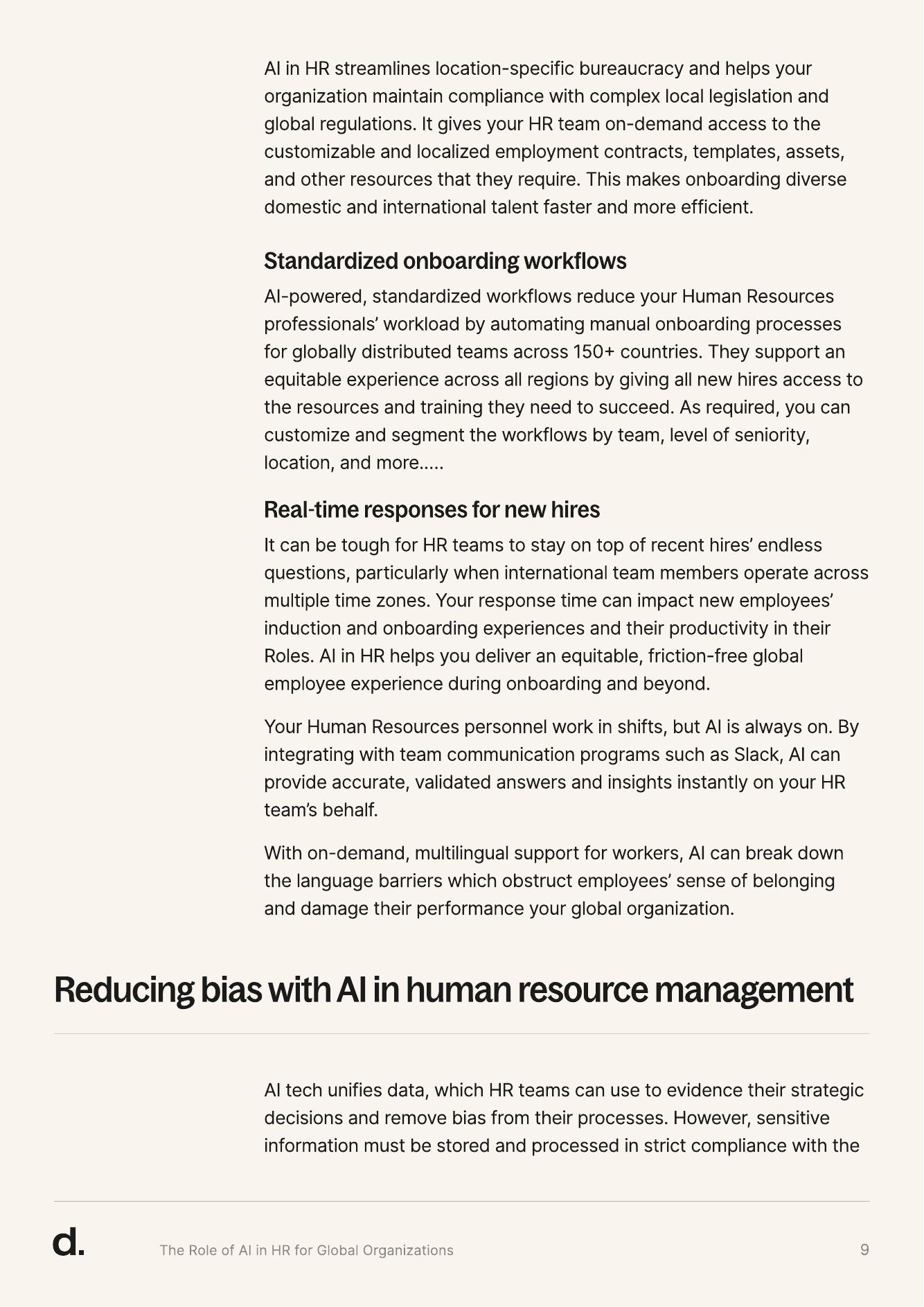 Deel：2024年全球组织中人力资源中人工智能的角色报告（英文版）_第9页