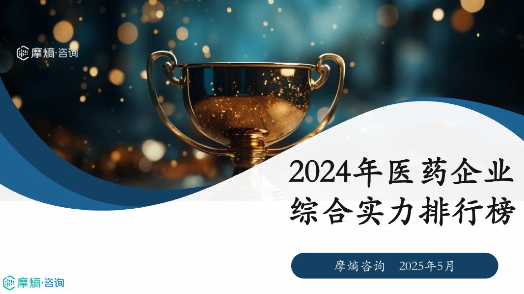 摩熵医药：2024年医药企业综合实力排行榜海报
