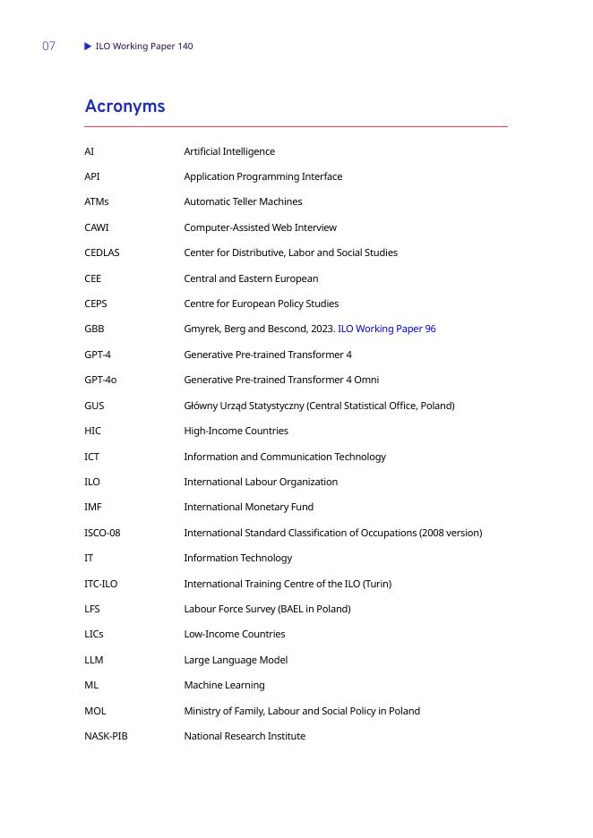 国际劳工组织（ILO）：2025年生成式人工智能与就业：全球职业受影响程度精编指数报告（英文版）_第10页