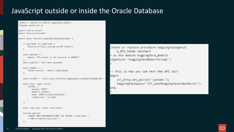 ORACLE：使用Oracle数据库和AI开发：向量、NLP SQL、RAG、GenAI、视觉、语音（英文版）_第8页