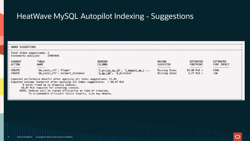 ORACLE：HeatWave MySQL用于OLTP的高可用性、自动索引和JavaScript（英文版）_第9页