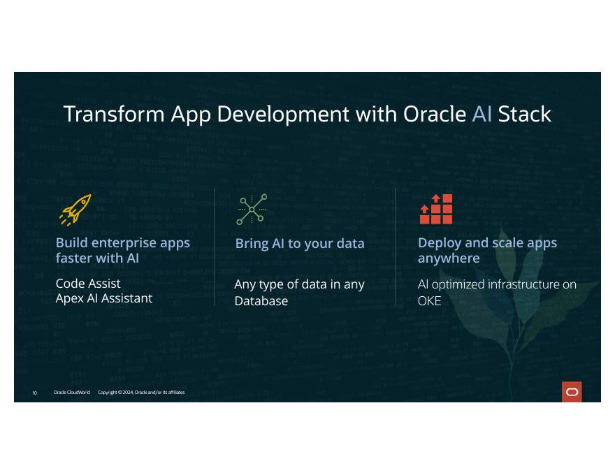 ORACLE：使用数据和人工智能开发未来应用程序（英文版）_第10页