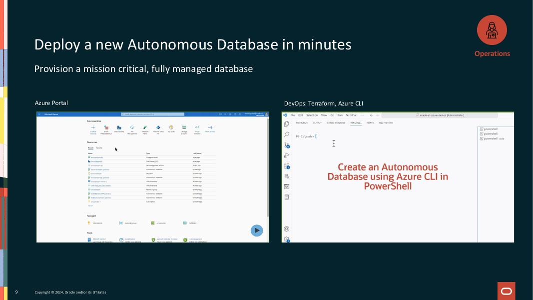 ORACLE：甲骨文自治数据库在Azure上的甲骨文数据库（英文版）_第9页