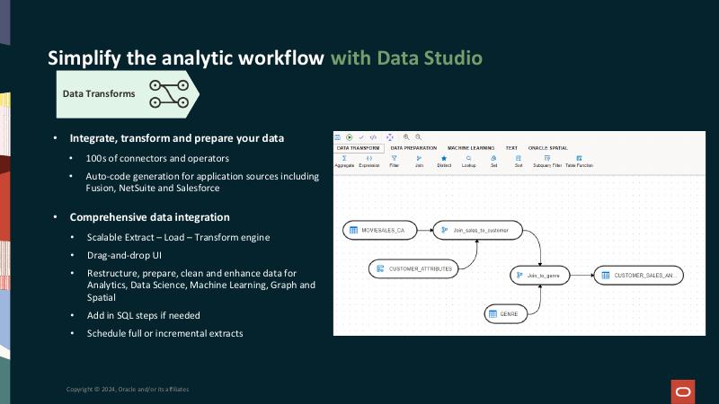 ORACLE：通过Oracle自治数据库数据工作室简化分析工作流（英文版）_第10页