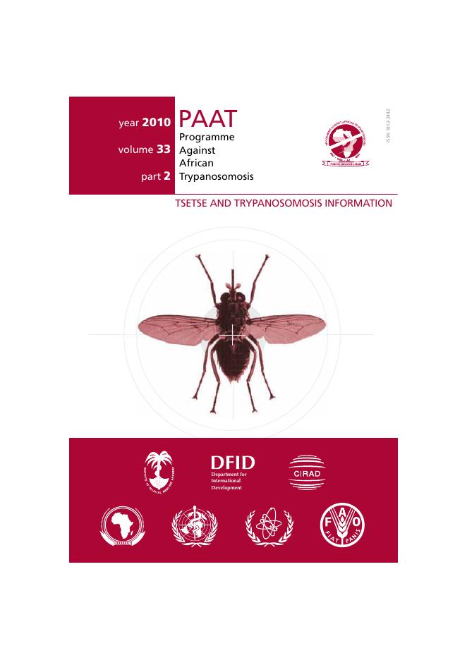 FAO联合国粮农组织：2011年采集和锥虫病信息编号15404-15614报告（英文版）
