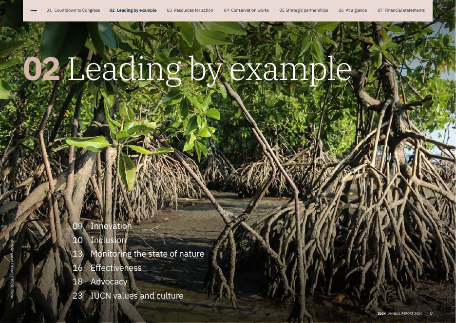 世界自然保护联盟IUCN：2024年国际自然保护联盟年度报告（英文版）_第8页