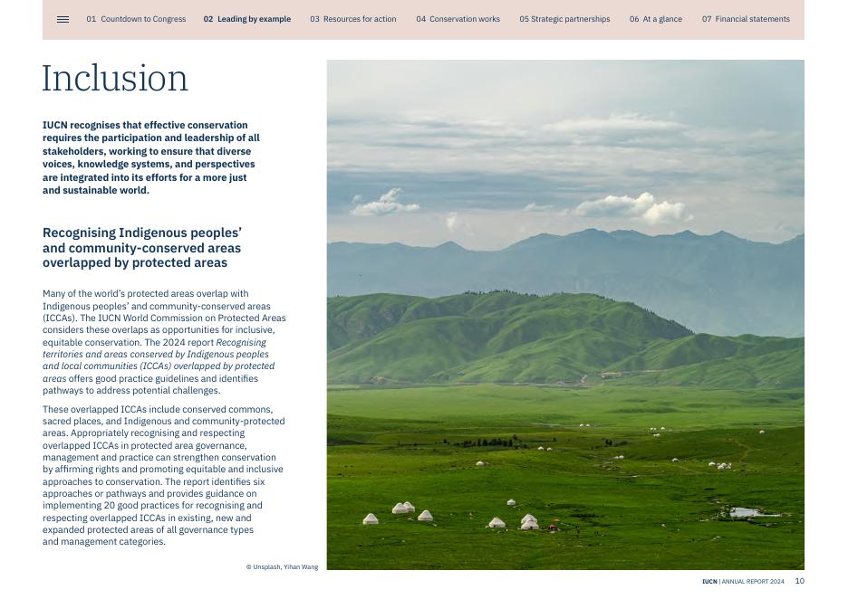 世界自然保护联盟IUCN：2024年国际自然保护联盟年度报告（英文版）_第10页