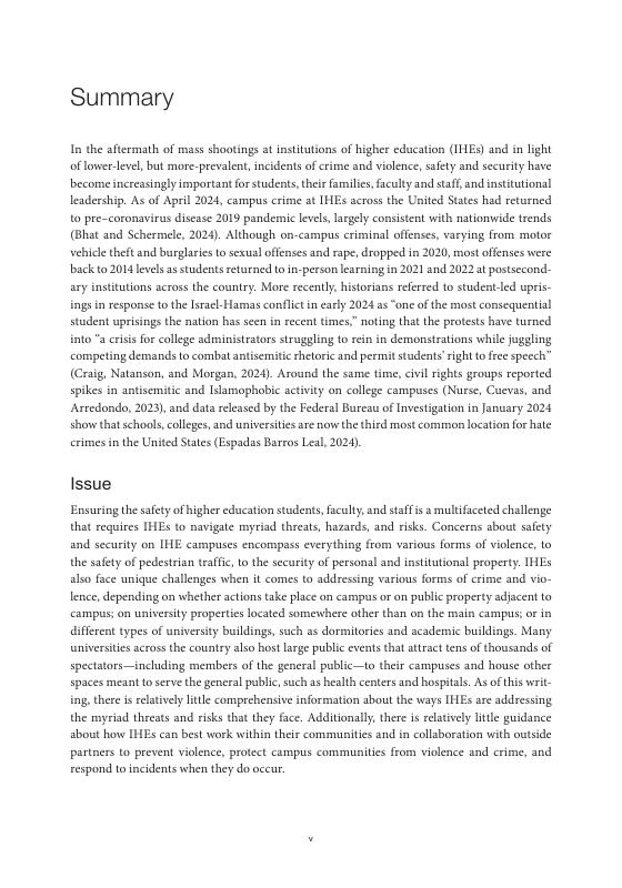 Rand兰德：2025年美国高等教育机构安全与安保状况研究报告：趋势、实践及未来需求（英文版）_第5页
