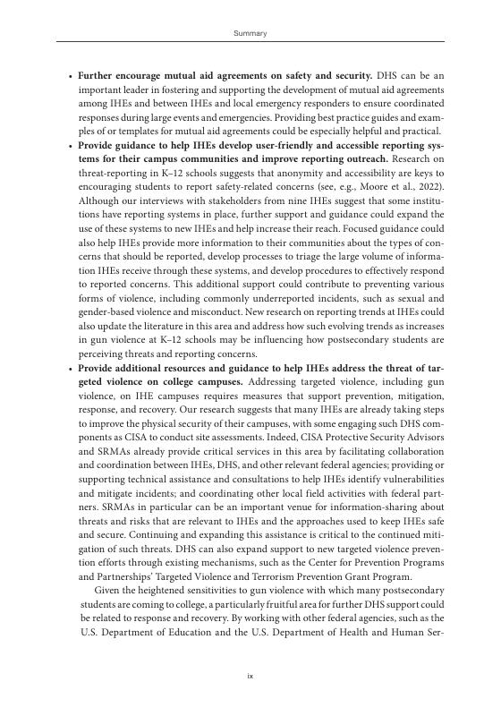 Rand兰德：2025年美国高等教育机构安全与安保状况研究报告：趋势、实践及未来需求（英文版）_第9页