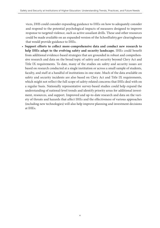 Rand兰德：2025年美国高等教育机构安全与安保状况研究报告：趋势、实践及未来需求（英文版）_第10页