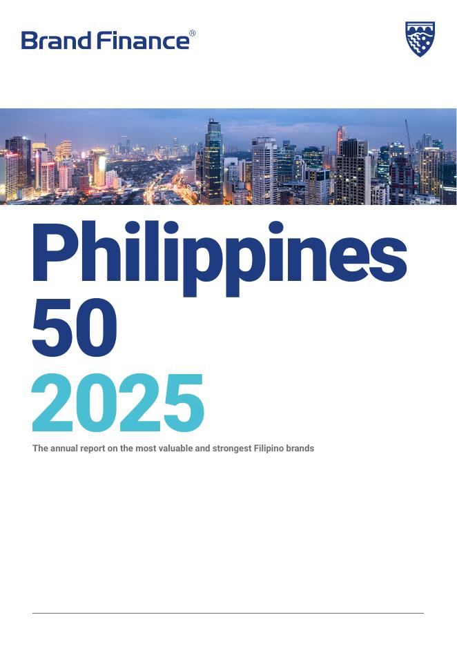 Brand Finance：2025年菲律宾品牌价值50强报告（英文版）海报
