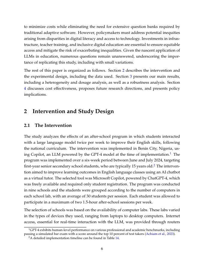 世界银行：从黑板到聊天机器人：评估生成性人工智能对尼日利亚学习成果的影响（英文版）_第8页