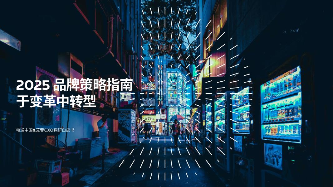 电通中国：2025年品牌策略指南报告：于变革中转型海报