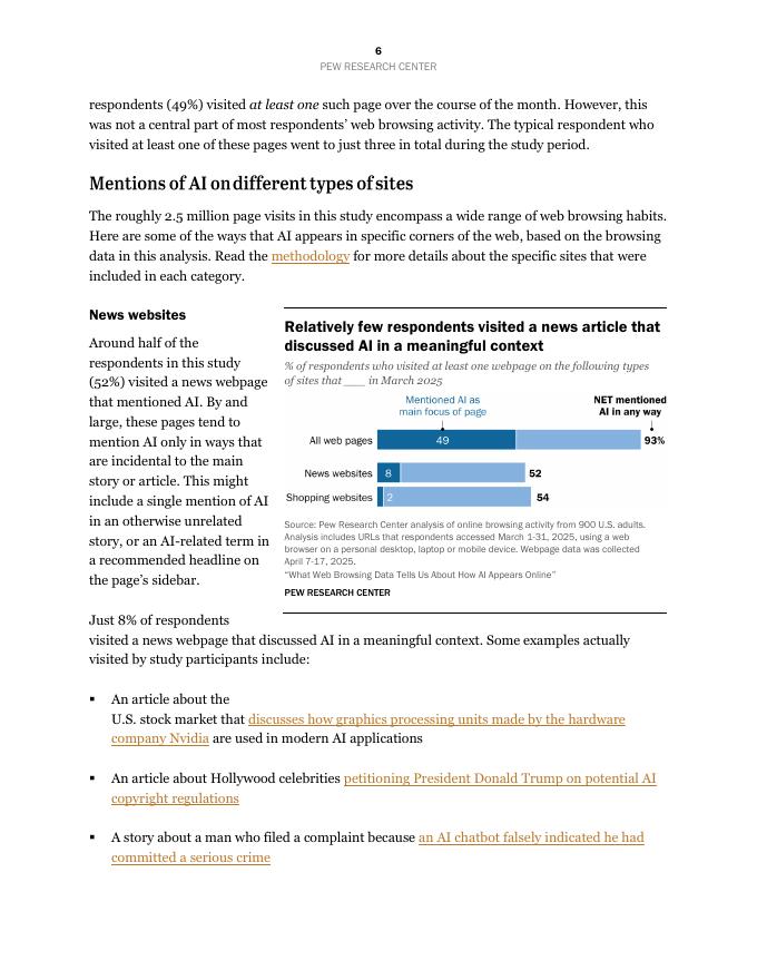 皮尤研究中心：2025年美国网络浏览数据中的人工智能呈现研究报告（英文版）_第7页