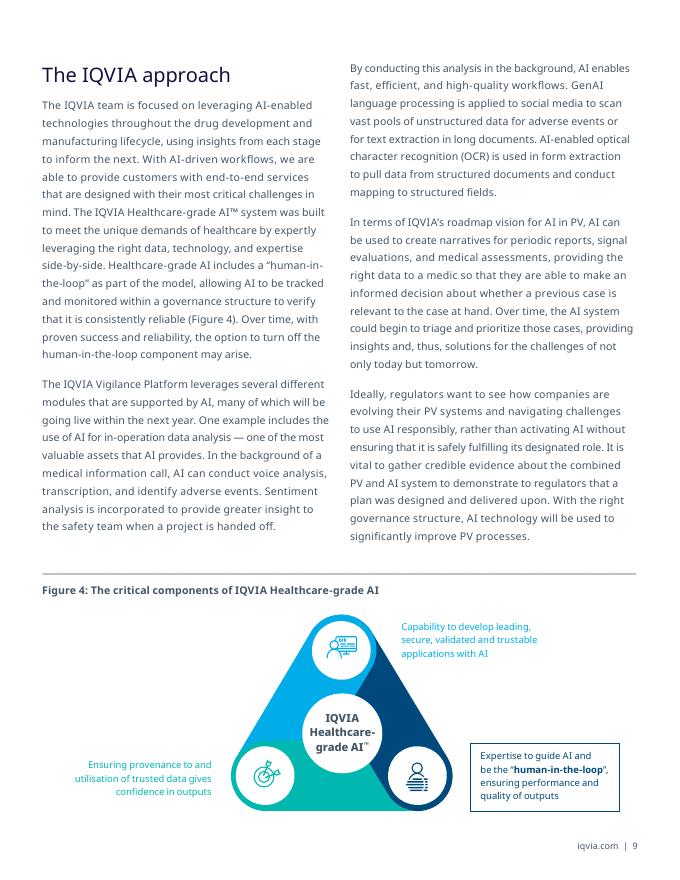 艾昆纬：2025年药物警戒的未来：人工智能与药物安全系统的融合应用白皮书（英文版）_第9页