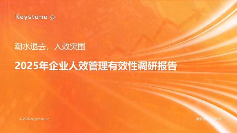 科石咨询：2025年企业人效管理有效性调研报告（精华版）海报