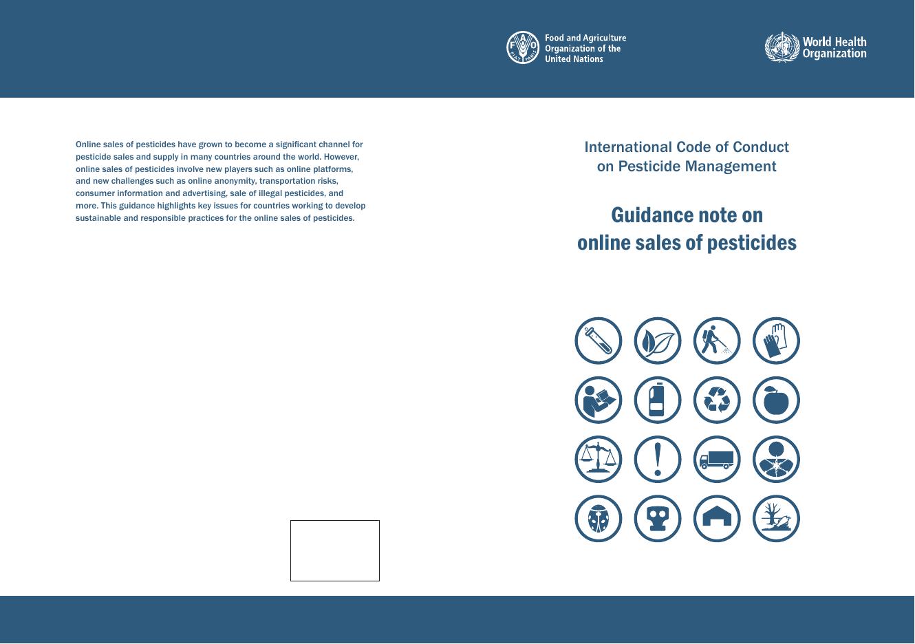 FAO联合国粮农组织：2025年国际农药管理行为准则-关于农药在线销售的指南报告（英文版）海报