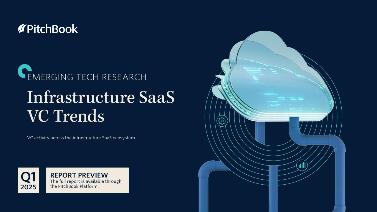 PitchBook：2025年一季度基础设施SaaS风险投资趋势报告（英文版）海报