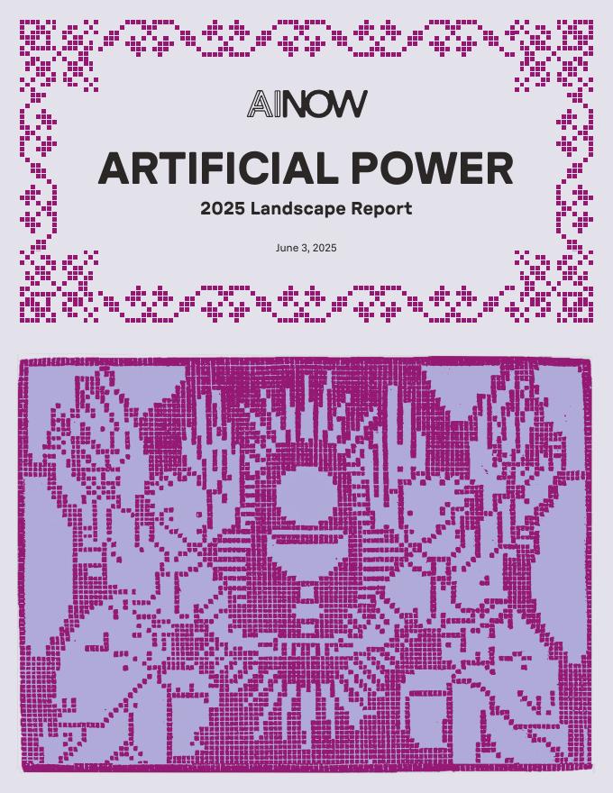 AI Now研究所：2025年人工智能权力格局研究报告：权力集中化及其威胁（英文版）海报