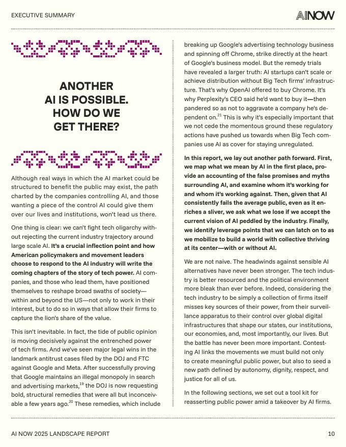 AI Now研究所：2025年人工智能权力格局研究报告：权力集中化及其威胁（英文版）_第10页