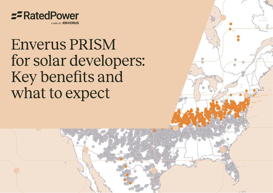 RatedPower：2025年Enverus PRISM对于太阳能开发商：主要优势及预期内容报告（英文版）