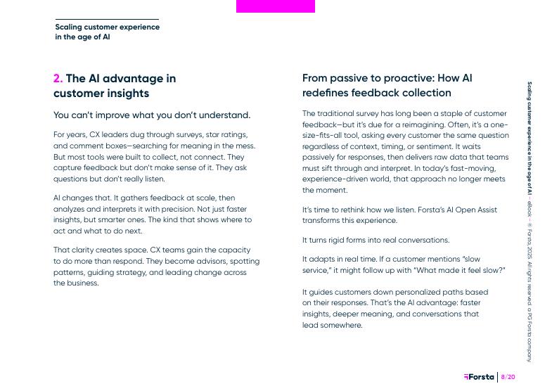 Forsta：2025年在人工智能时代提升客户体验报告（英文版）_第8页