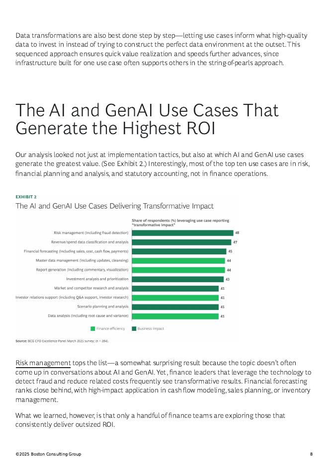 BCG波士顿咨询：2025年财务职能人工智能投资回报率提升策略研究报告（英文版）_第8页