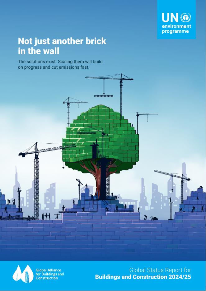 联合国环境规划署：2024-2025年全球建筑建造业现状报告（英文版）海报