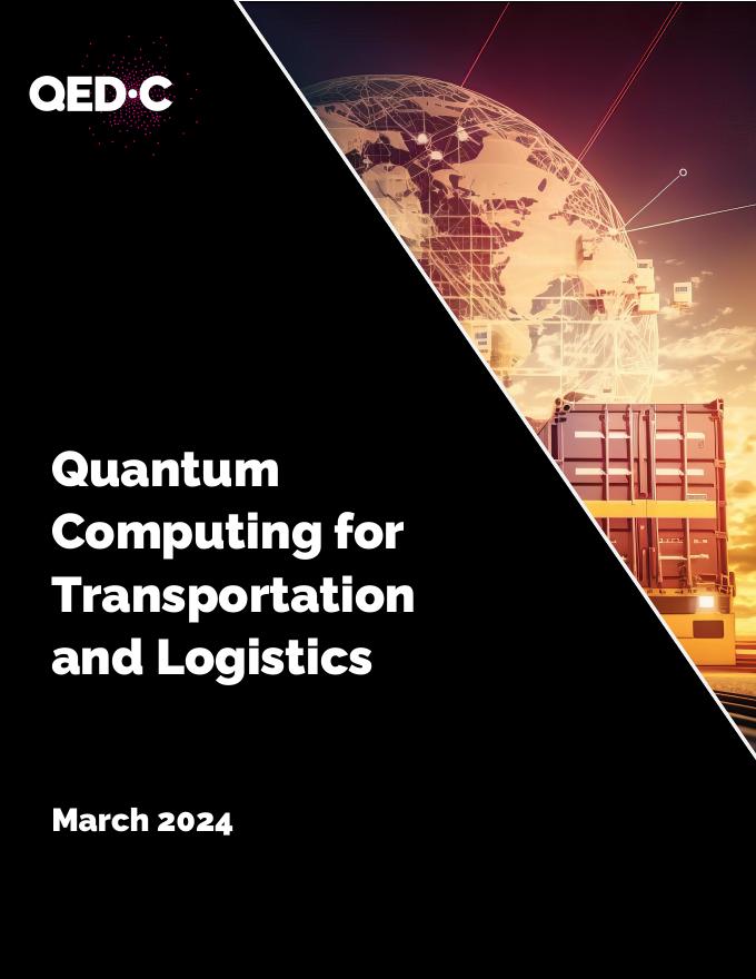 量子经济发展联盟：2024年量子计算在交通运输与物流领域的应用研究报告（英文版）海报