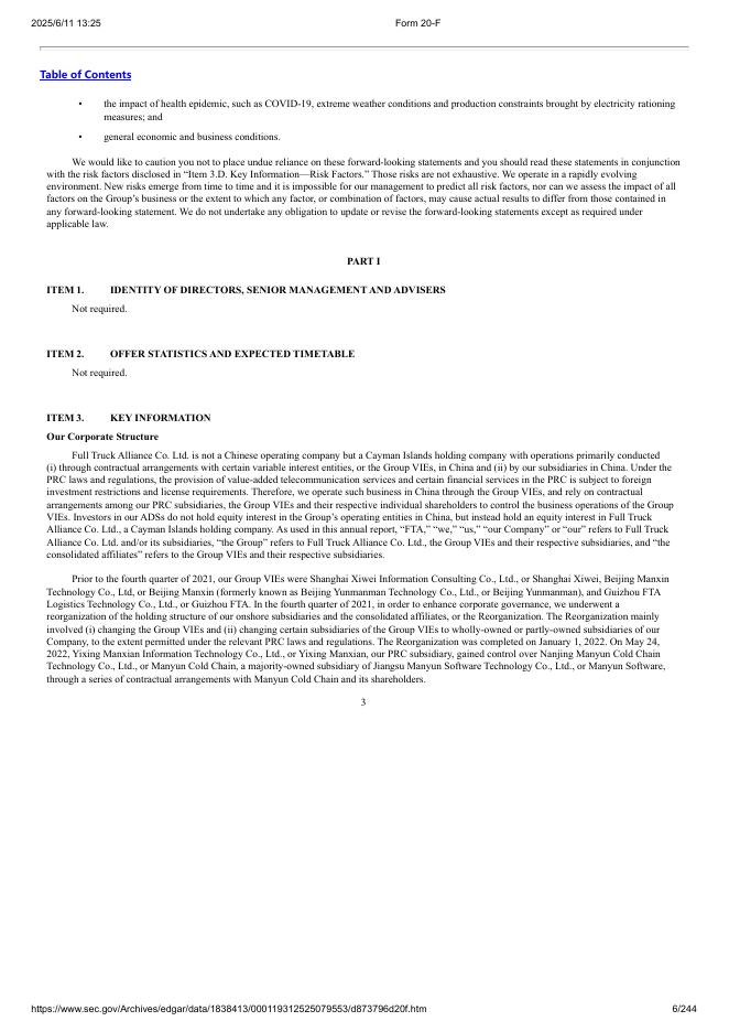 满帮集团（YMM）2024年20-F年度报告（英文版）_第6页