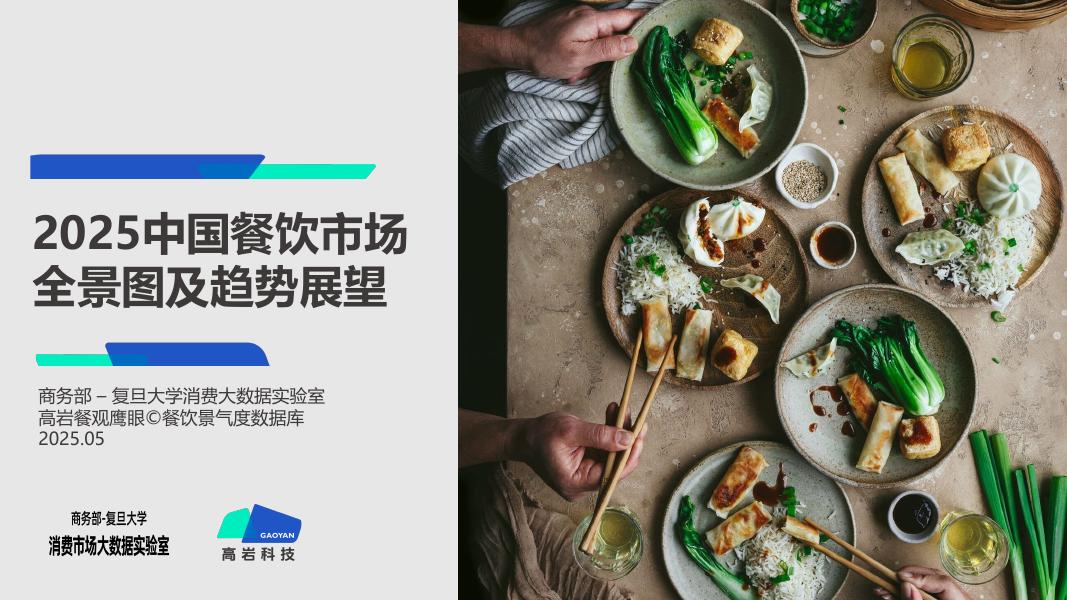 高岩科技：2025年中国餐饮市场全景图及市场展望报告海报