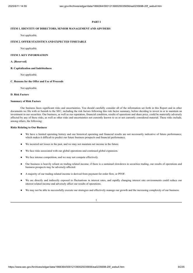 微牛证券Webull Corporation（BULL）2024年20-F年度报告（英文版）_第9页