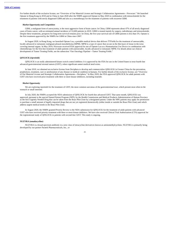 再鼎医药Zai Lab Limited（ZLAB）2020年20-F年度报告（英文版）_第9页