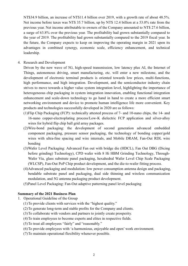 日月光控股ASE Technology Holding Co.,Ltd.（ASX）2020年年度报告（英文版）_第6页